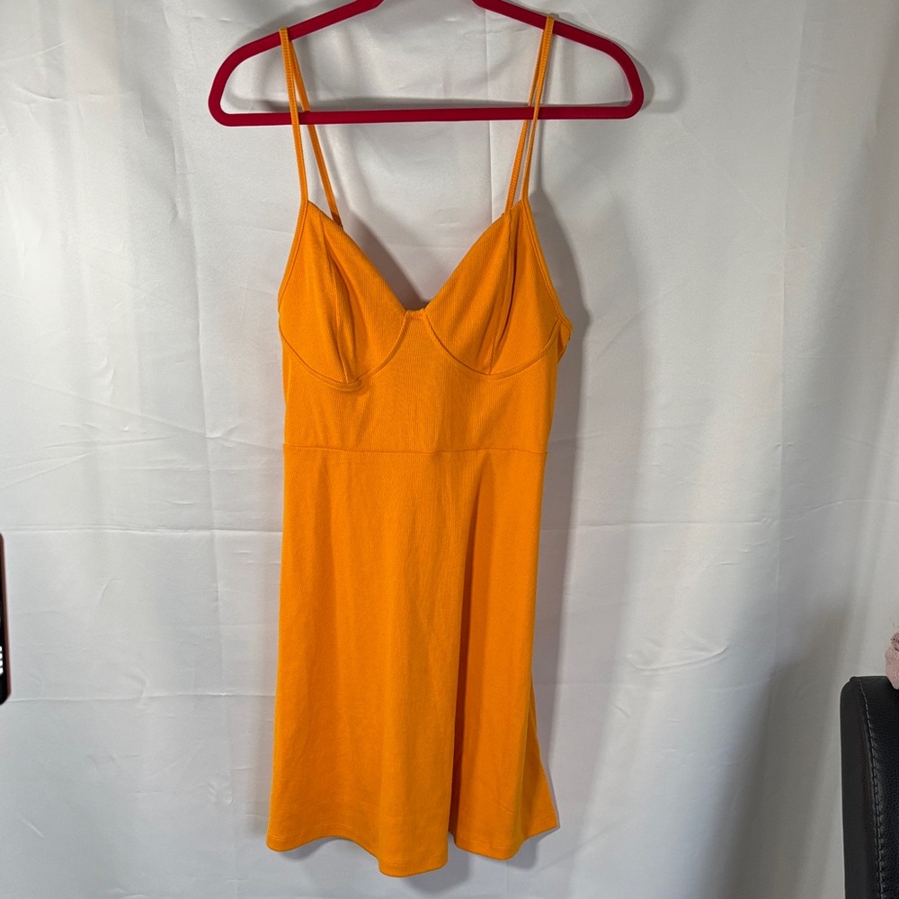 Wild fable Orange Spaghetti Strap Dress SZ M